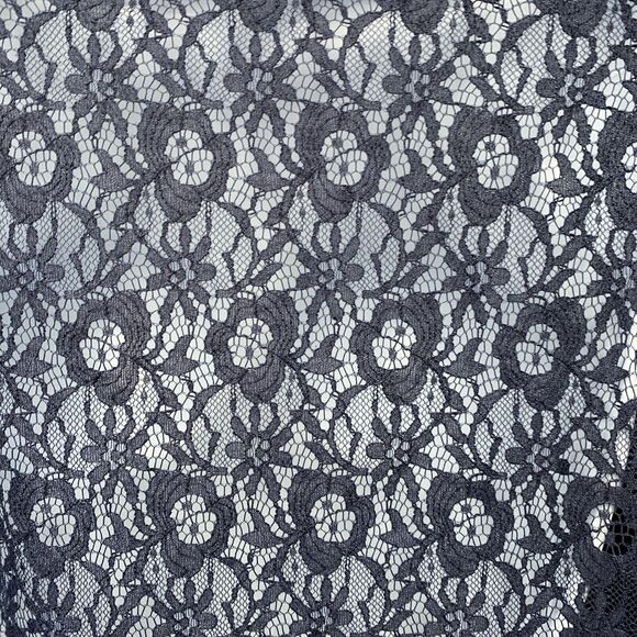 Equipment Femme Women’s Sheer Lace Collared Button Up Blouse Blue Size Medium - Picture 5 of 11